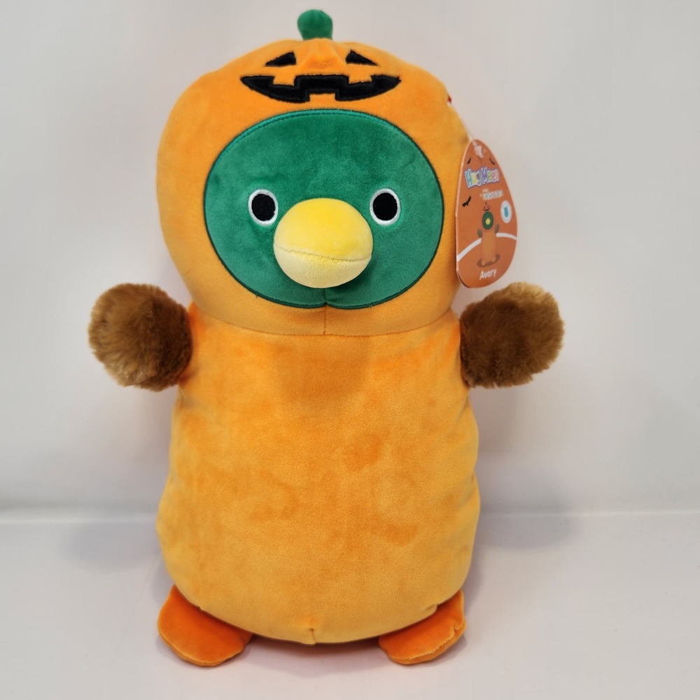Hug Mees Squishmallows Avery the Duck Pumpkin Costume 14" Plush Toy Halloween